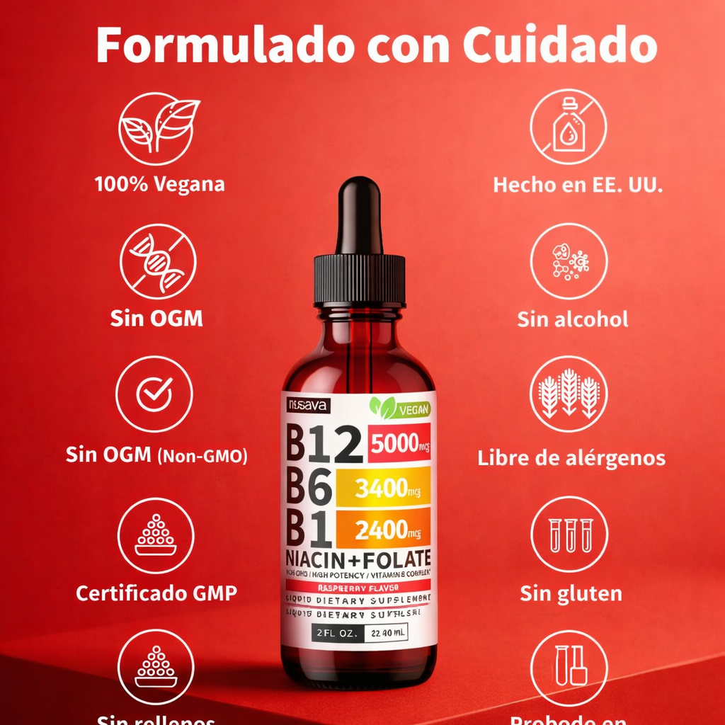 Suplemento Líquido de Vitamina B12