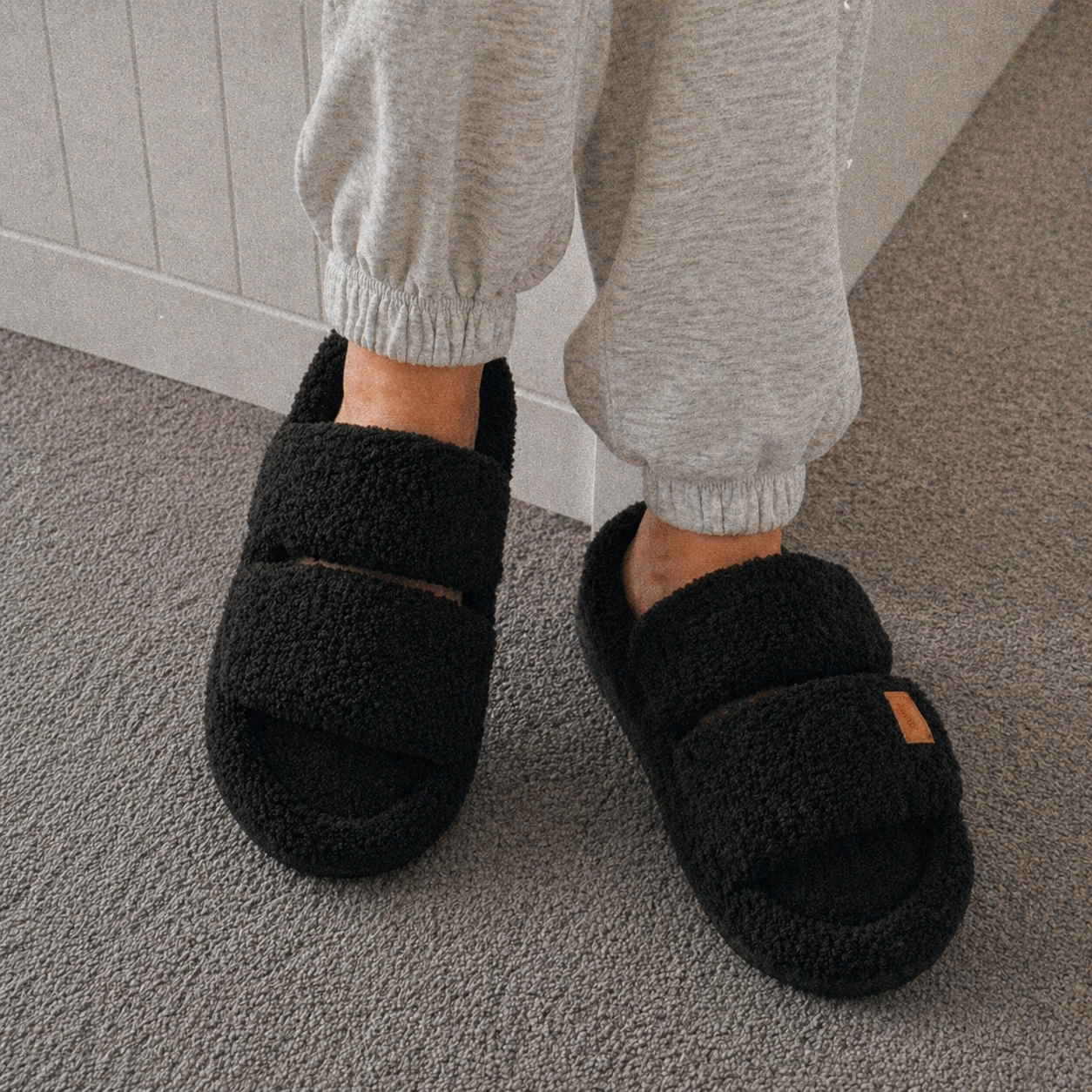 Open-Toe Slippers