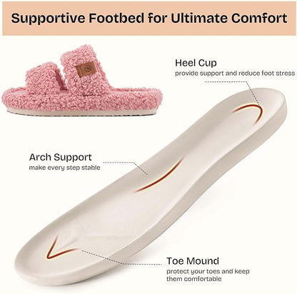Open-Toe Slippers